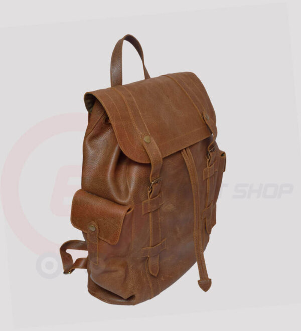 Berliner-Leather-Backpack-for-man-and-women-side-view