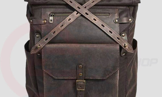 Leather-Retro-Rucksack-Backpack