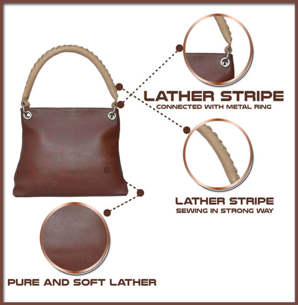 Light-Brown-ladies-bag-Features