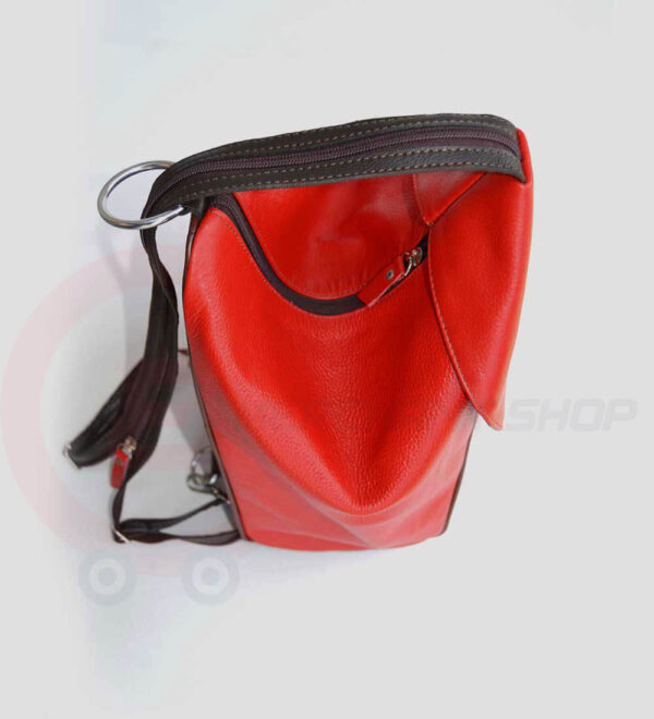 Student-Leather-Backpack-Red-Top